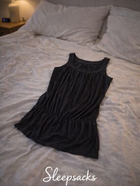 Dreamsacks | Women's Large | Black Tank | Elastic Waist NWOT